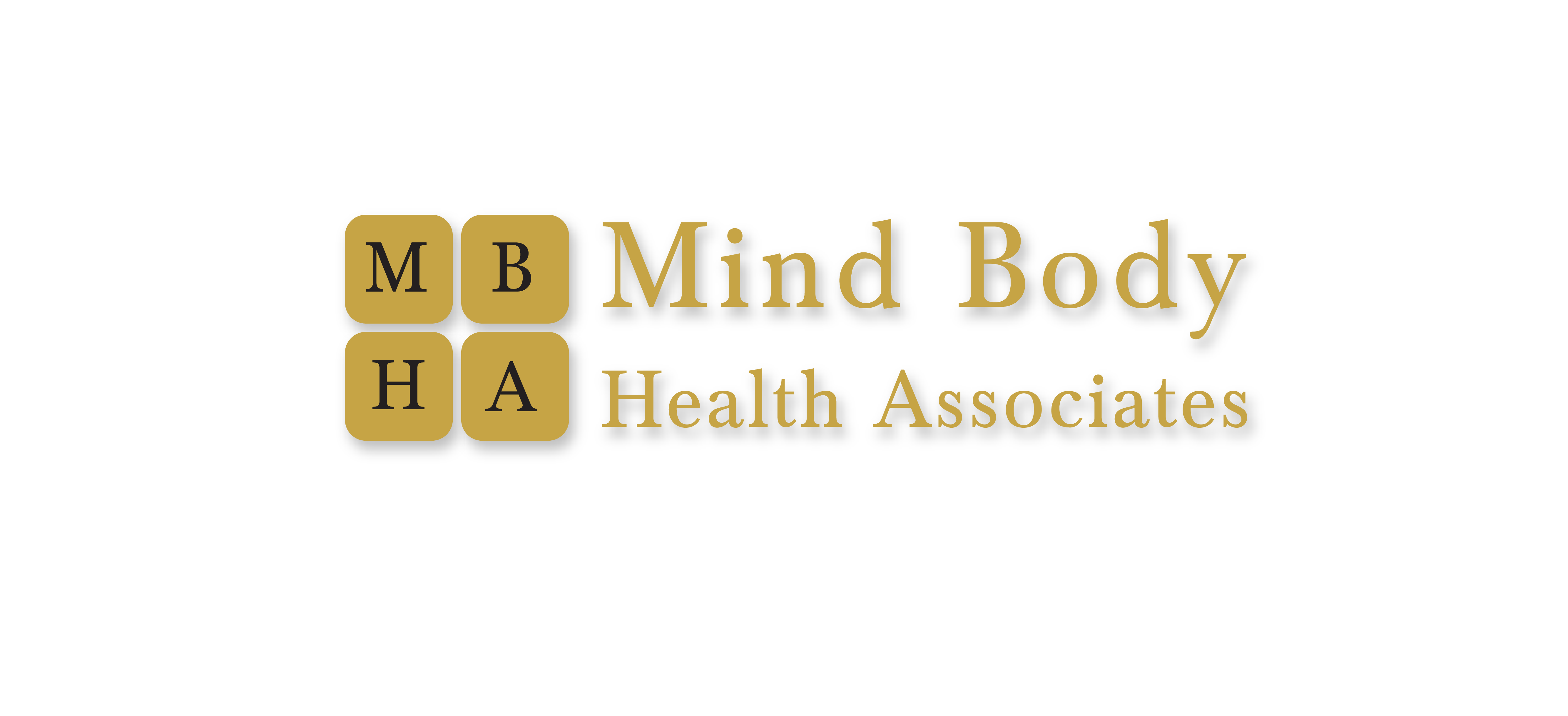 Mind Body Health Associates Header Night Blue Sky  with Silhouettes of people